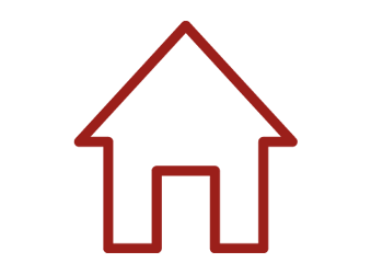 icona casa rosso